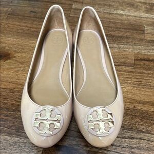 Tory Burch Women's Nude Patent Flats